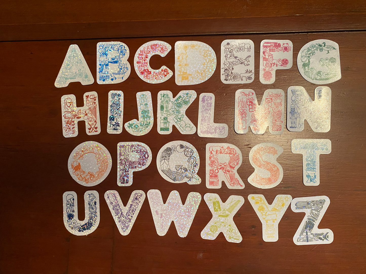 Alphabet Stickers - Color