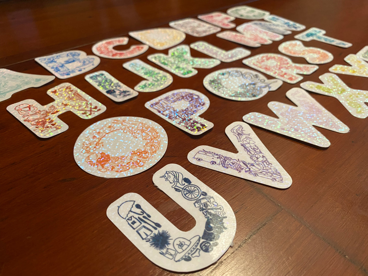 Alphabet Stickers - Color