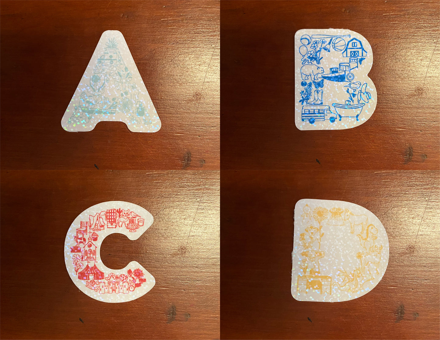 Alphabet Stickers - Color