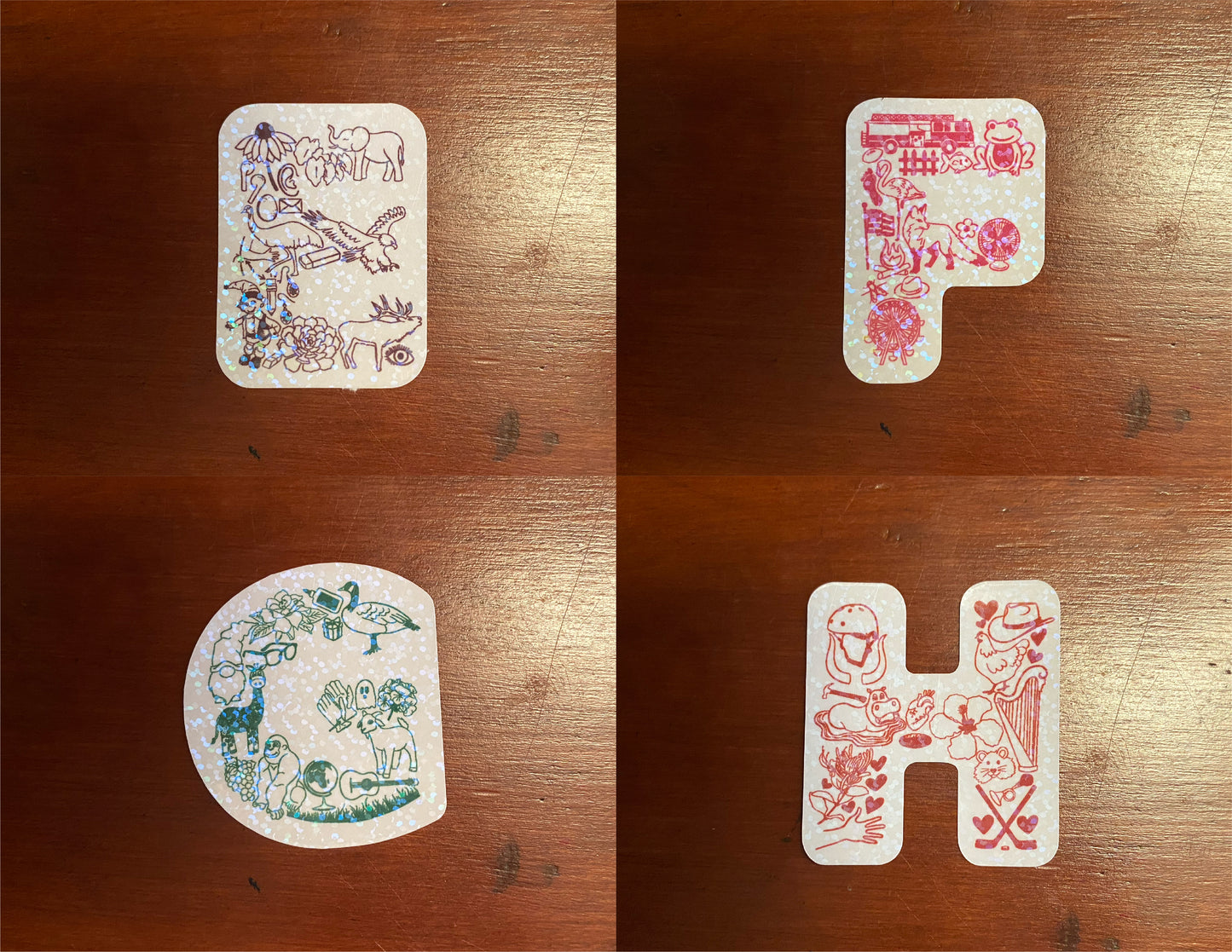 Alphabet Stickers - Color