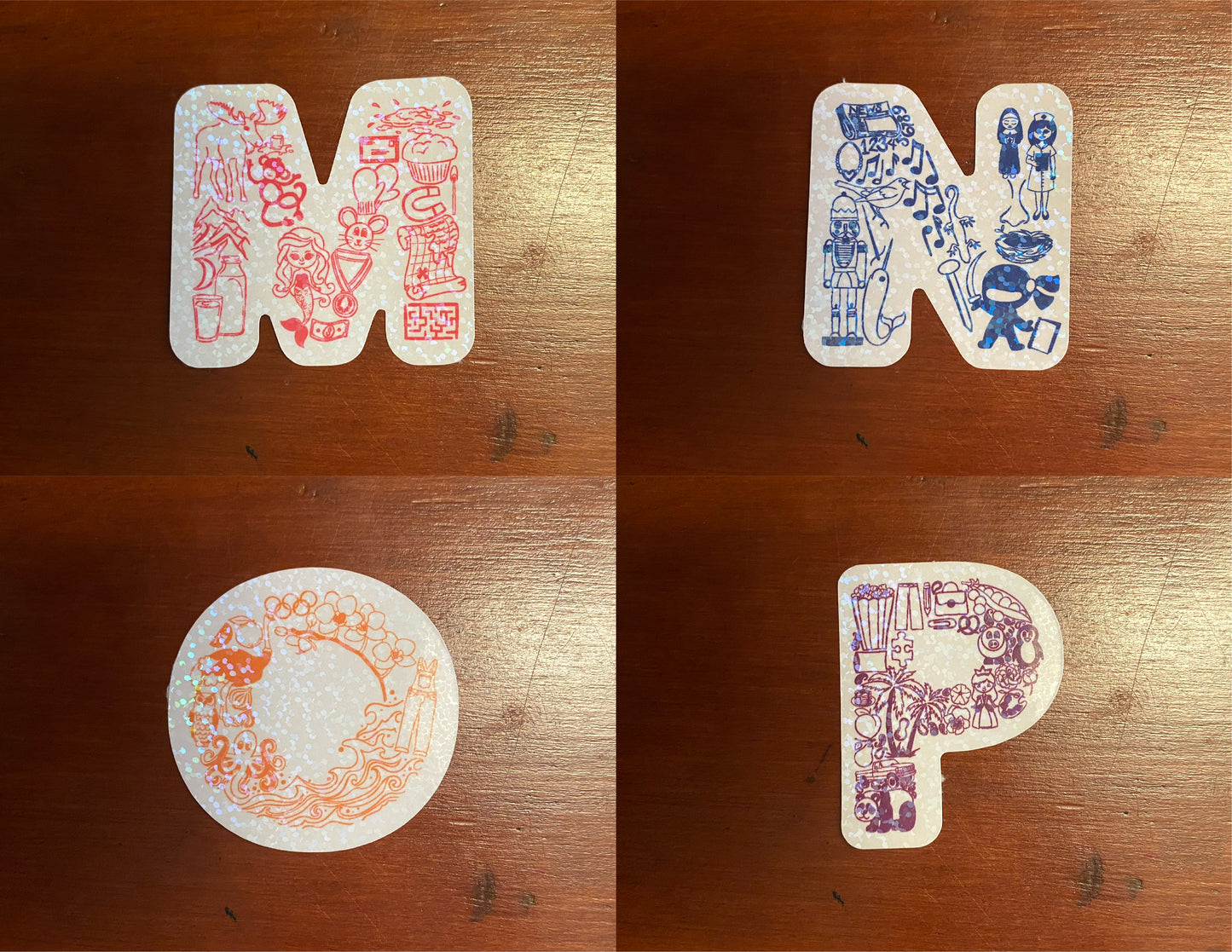 Alphabet Stickers - Color