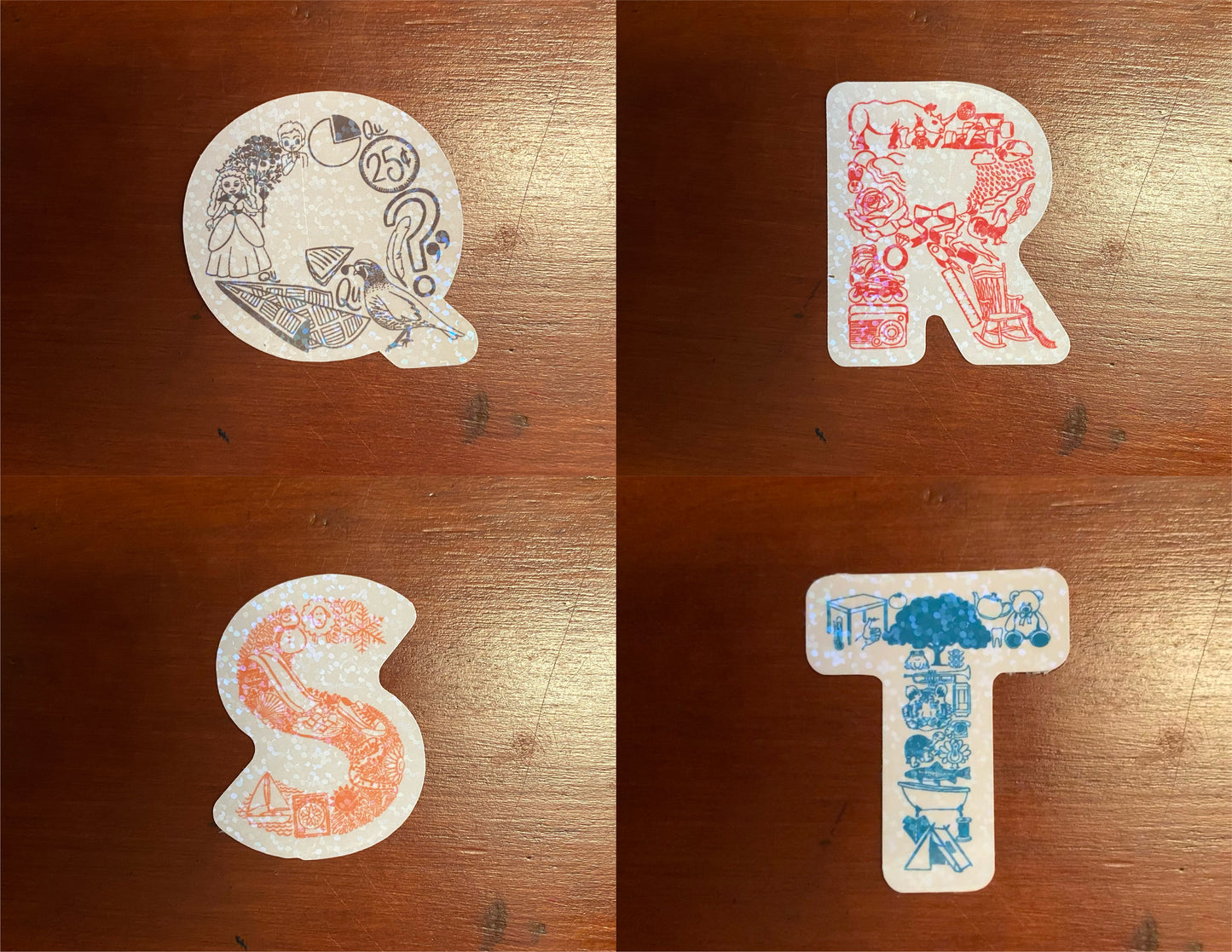 Alphabet Stickers - Color