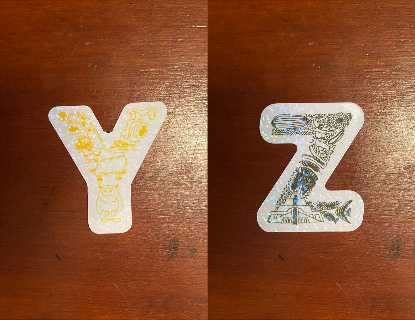 Alphabet Stickers - Color
